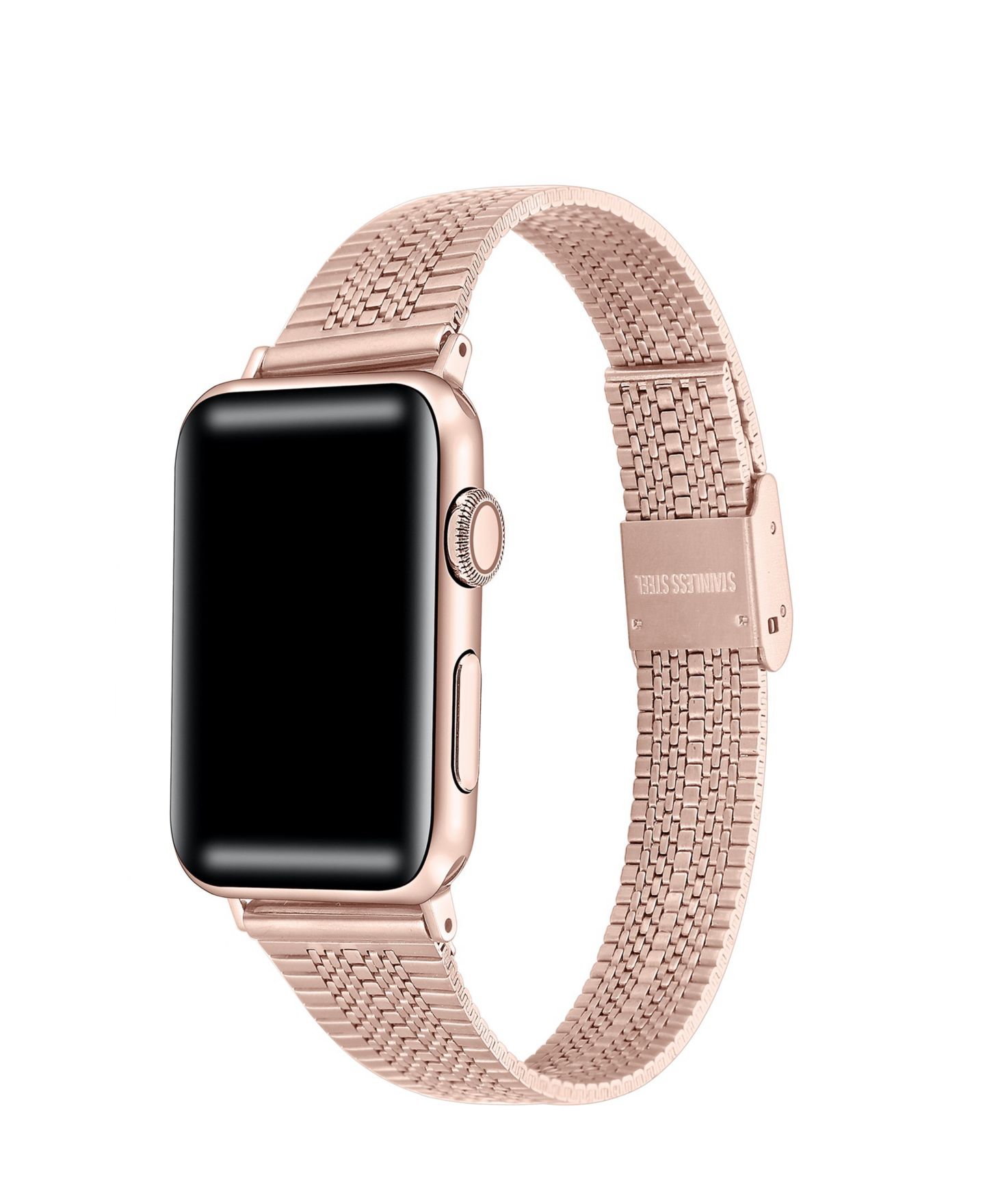 Ремешок для часов Posh Tech Unisex Eliza Stainless Steel Bicolor Band for Apple Watch Size- 38,40,41mm, цвет: Розовый золотой — фото 1