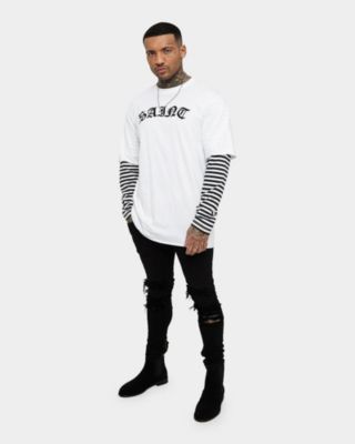Big & Tall Jail Layered Long Sleeve T-Shirt