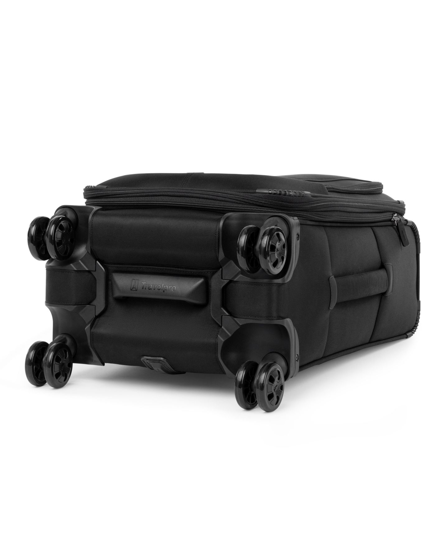 Чемодан Travelpro Crew Classic Carry-on Spinner Expandable Spinner, цвет: Угольно-чёрный — фото 4