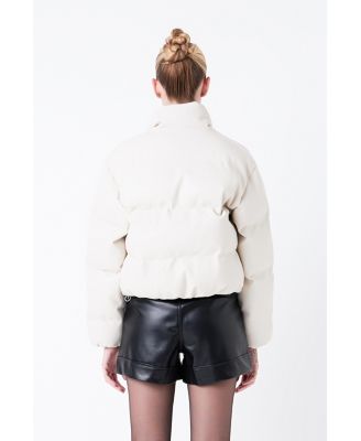 Women's Cropped Puffer Jacket