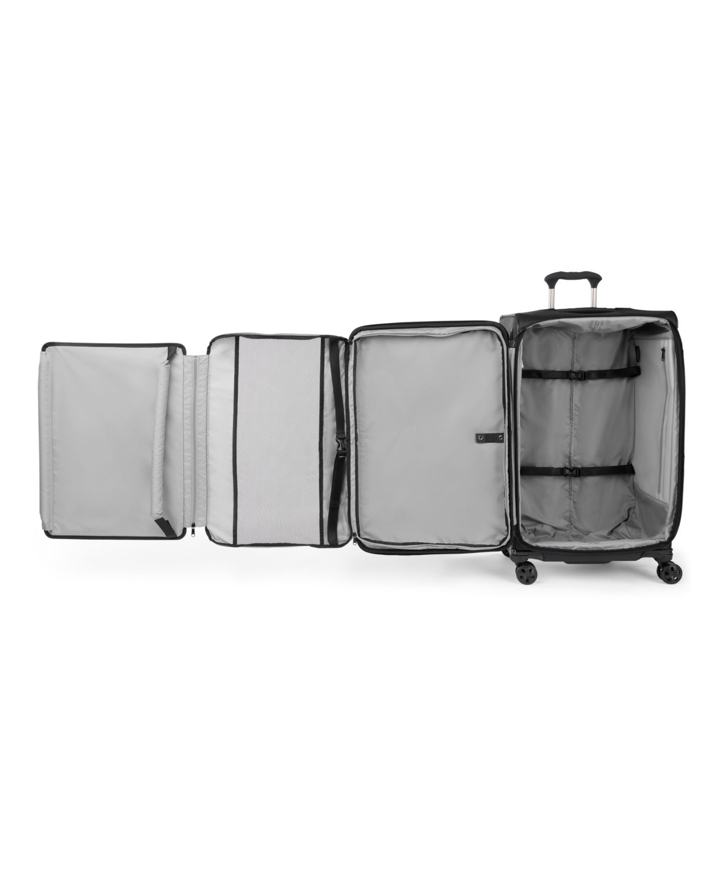 Чемодан Travelpro Crew Classic Large Check-in Expandable Spinner, цвет: Угольно-чёрный — фото 8