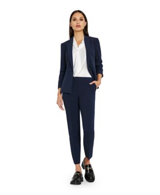 Shannon Suit Straight-Leg Pants