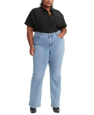  Trendy Plus Size 315 Mid-Rise Shaping Bootcut Jeans