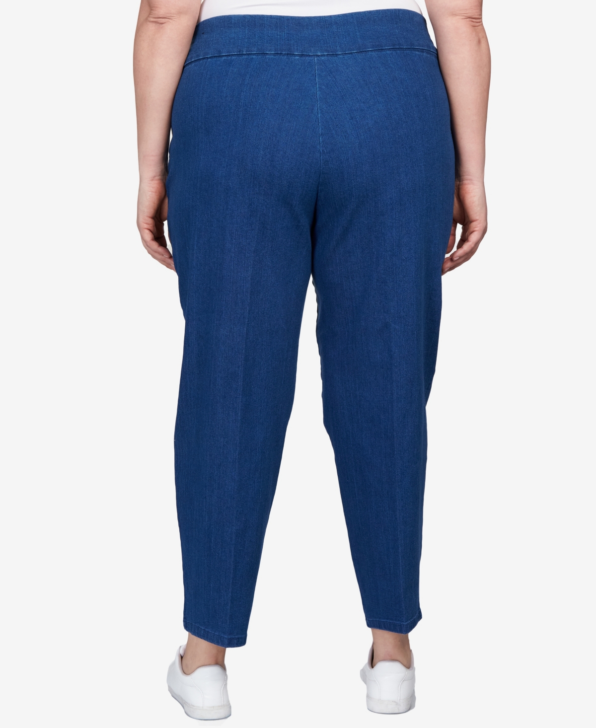 Alfred Dunner Plus Size Super Stretch Mid-Rise Average Length Denim Pants