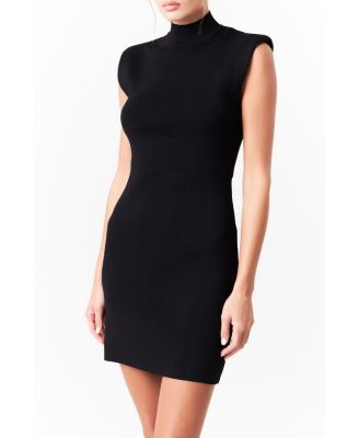 Women's Shoulder Pad Knitdown Mini Dress - Macy's