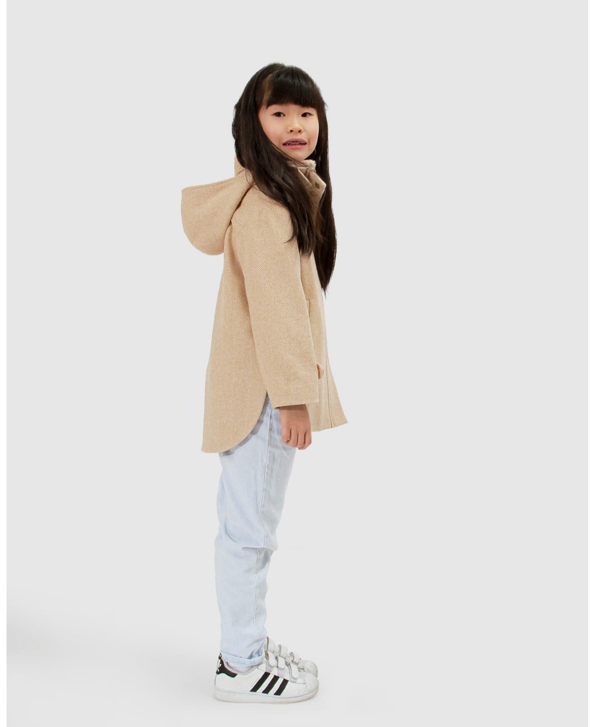 Girls When I Grow Up Detachable Hooded Coat - Child