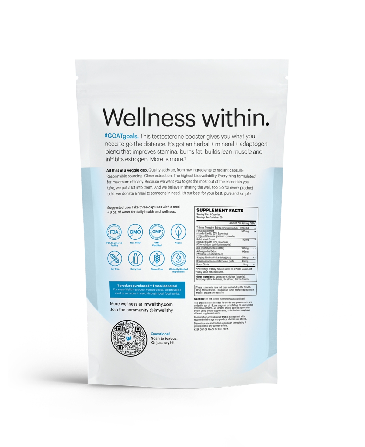 Enhance Herbal Supplement by Wellthy Capsule - 90 Count