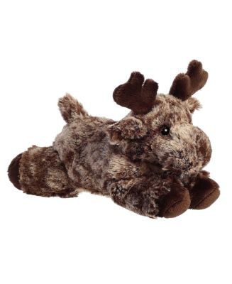 Aurora Small Maia Moose Mini Flopsie Adorable Plush Toy Brown 8