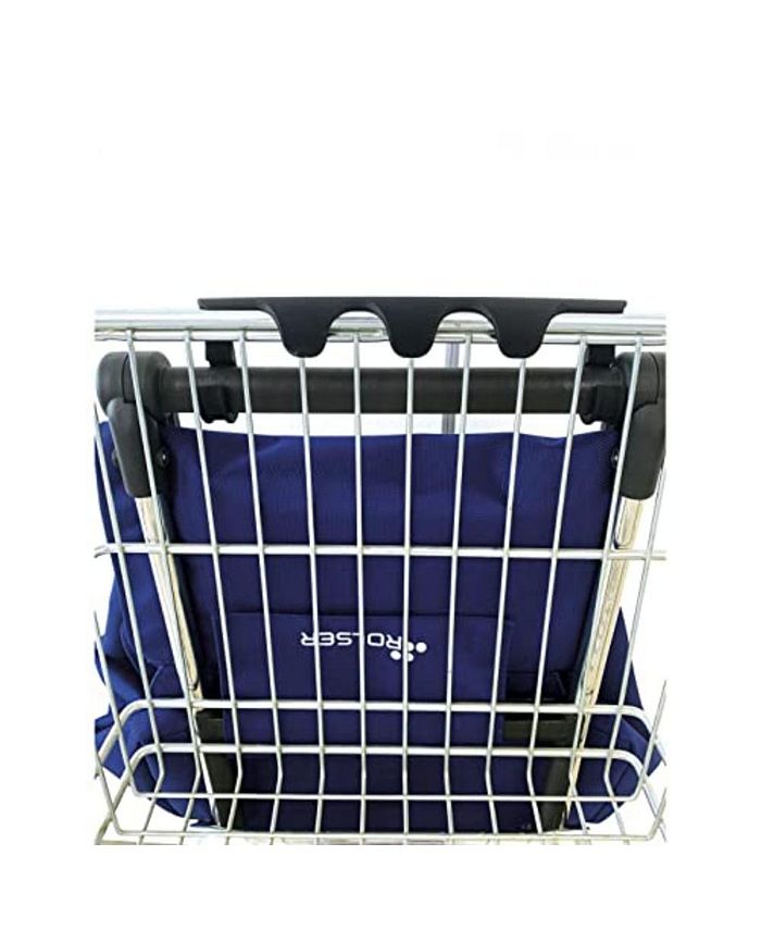 Rolser I-Max Thermo Zen 4 Wheel Foldable Shopping Trolley - Navy