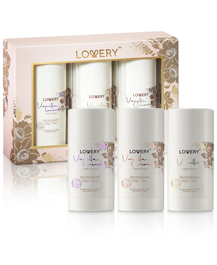 Lovery 3-Pc. Deodorant Gift Set - Macy's