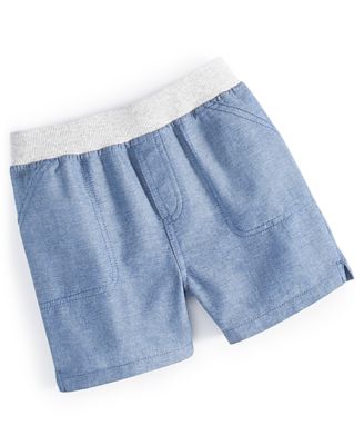 First Impressions - Baby Cotton Chambray Shorts