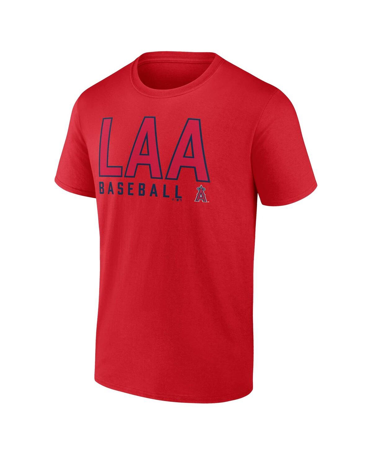 Men's Fanatics White Los Angeles Angels Two-Pack Combo T-shirt Set - White