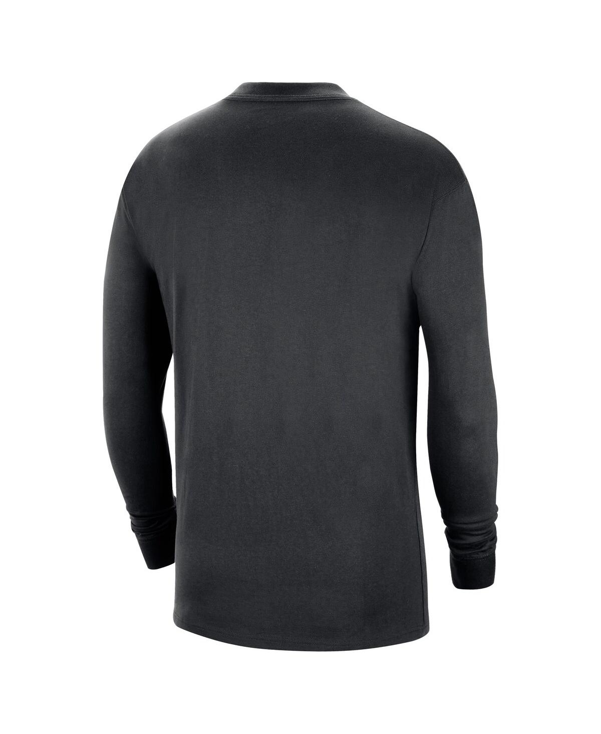 Men's NikePhoenix Suns 2023/24 City Edition Max90 Expressive Long Sleeve T-shirt - Black