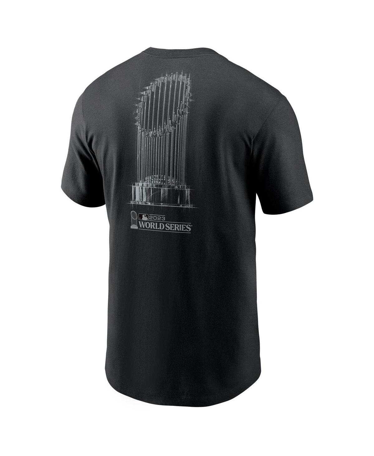 Shop Nike Men's  Black Texas Rangers 2023 World Series Champions Trophy T-shirt