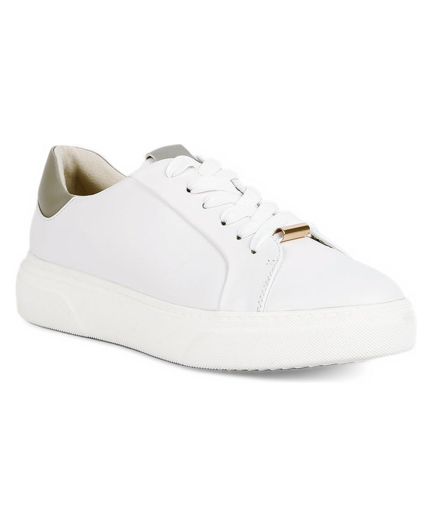 Женские кроссовки Rag & Co Schick Lace Up Leather, цвет: Серый — фото 1