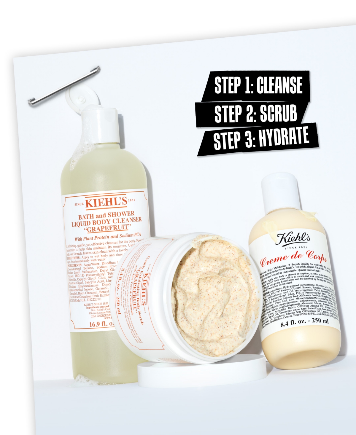 Kiehl's Since 1851 Creme de Corps Body Lotion with Cocoa Butter, 2.5 oz