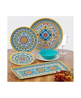 Portofino Melamine 6-Pc. Dinner Plates