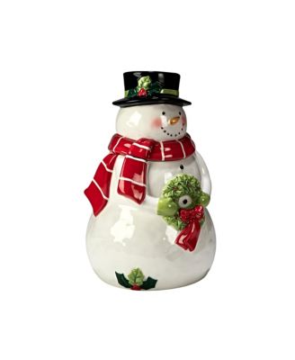 Holiday Magic Snowman 3D Cookie Jar
