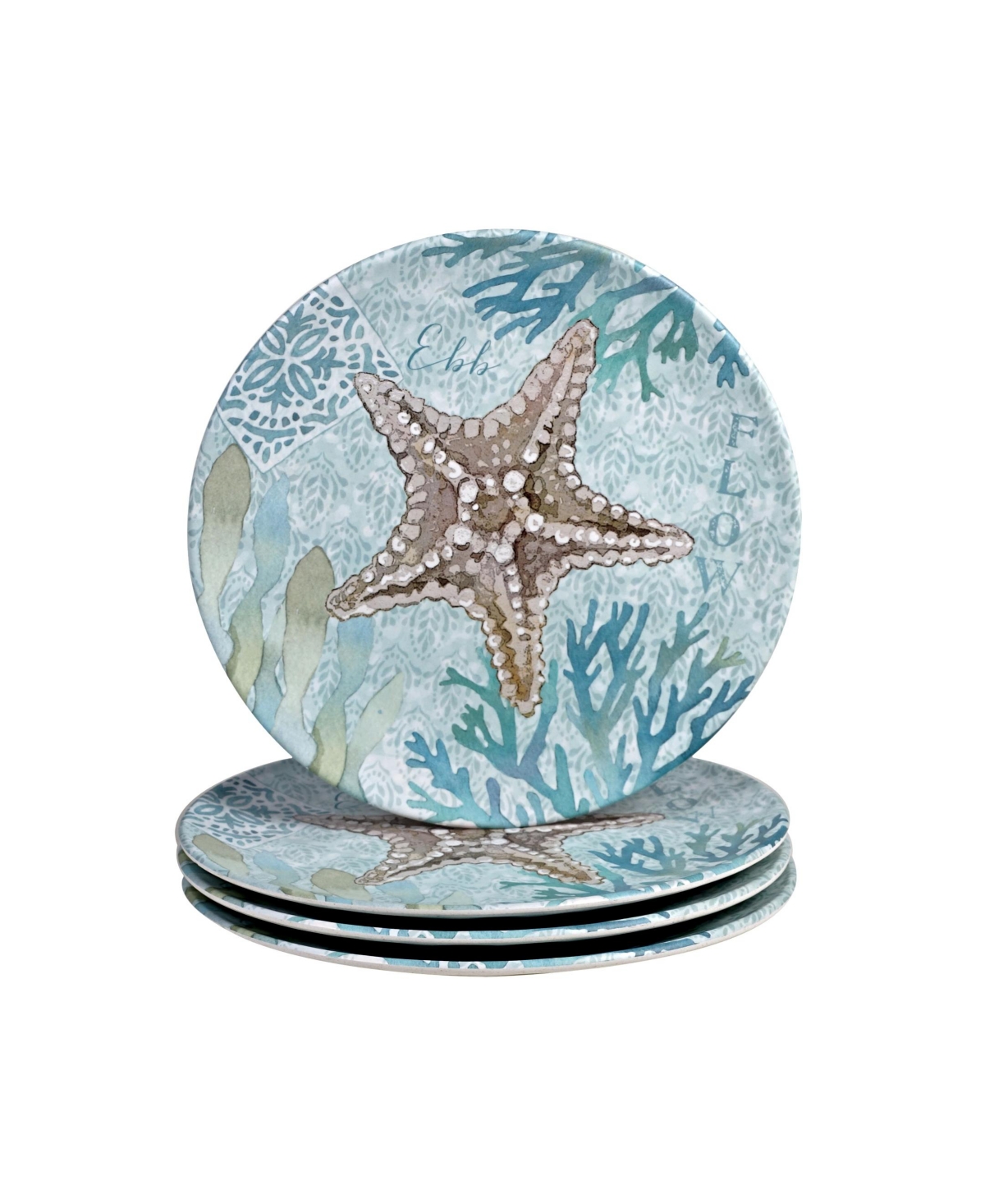 Certified International Beachcomber 12-Pc. Dinnerware Set -white