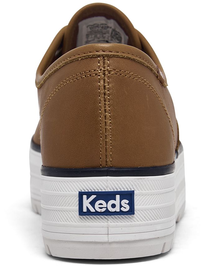 Keds Women s Broguing Platform Lug Leather Casual Shoes from