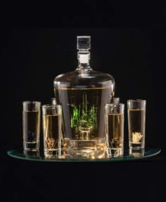 Tequila Decanter &amp; Shot Glasses, 7 Piece Set
