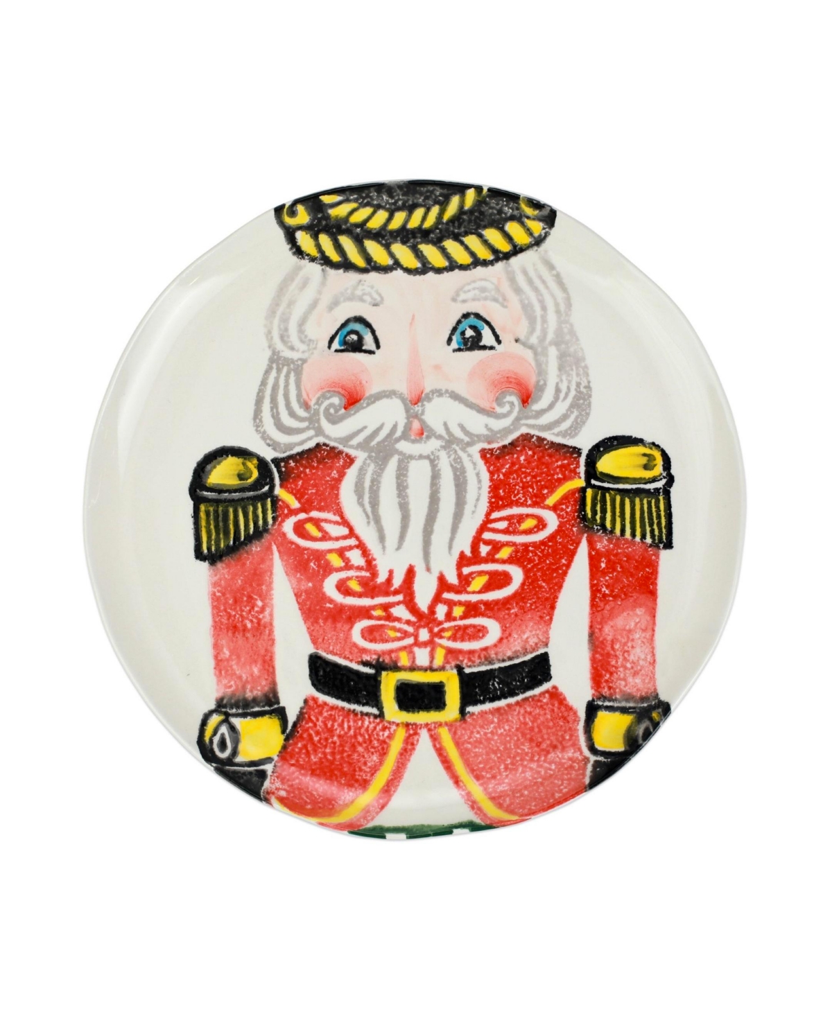 Vietri Nutcrackers Dinnerware Dinner Plates, Set Of 4 In Assorted