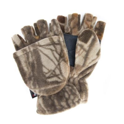 Men's Waterproof Fleece Flip Mittens
