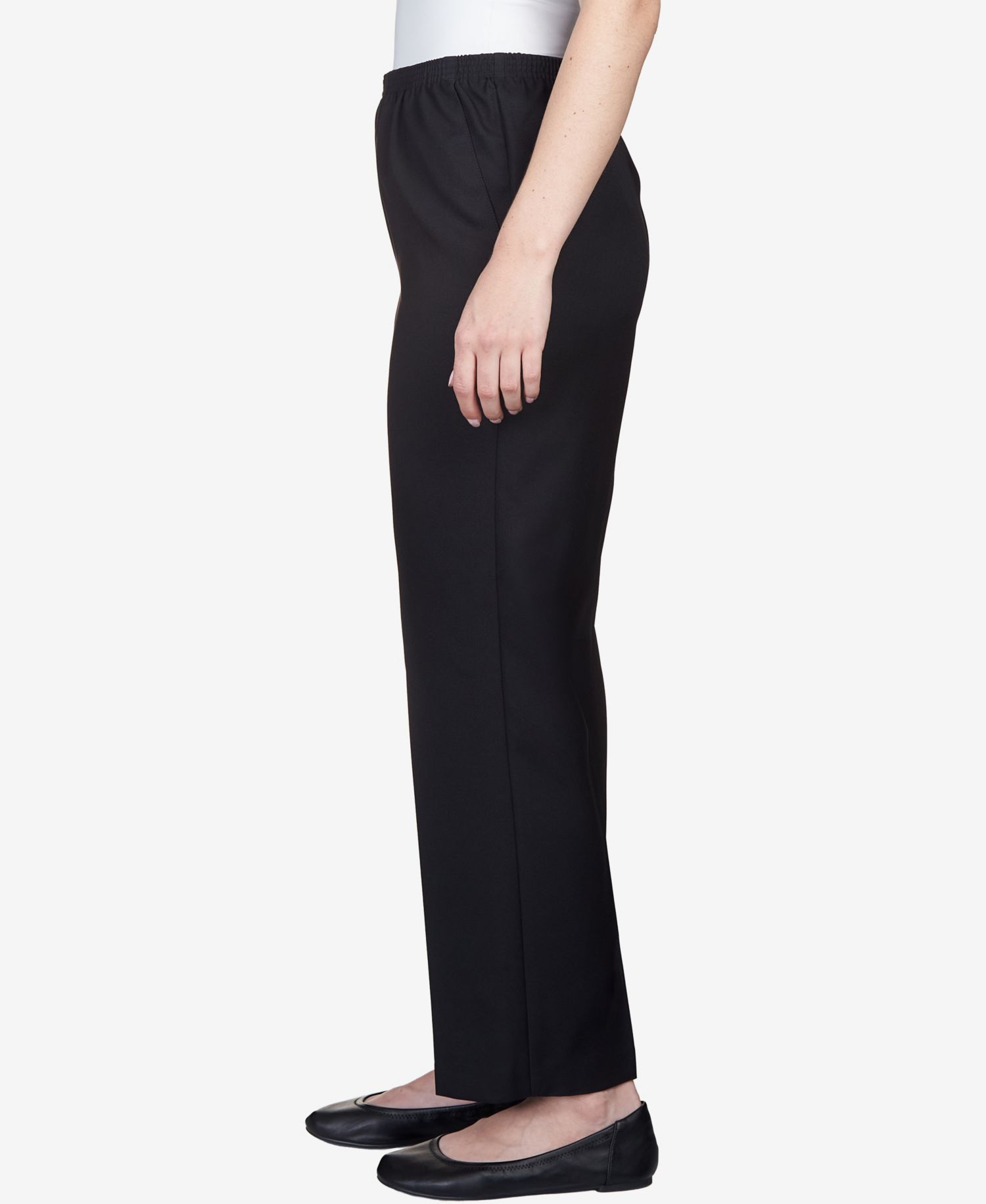 Classics Pull-On Straight-Leg Pants in Petite and Petite Short
