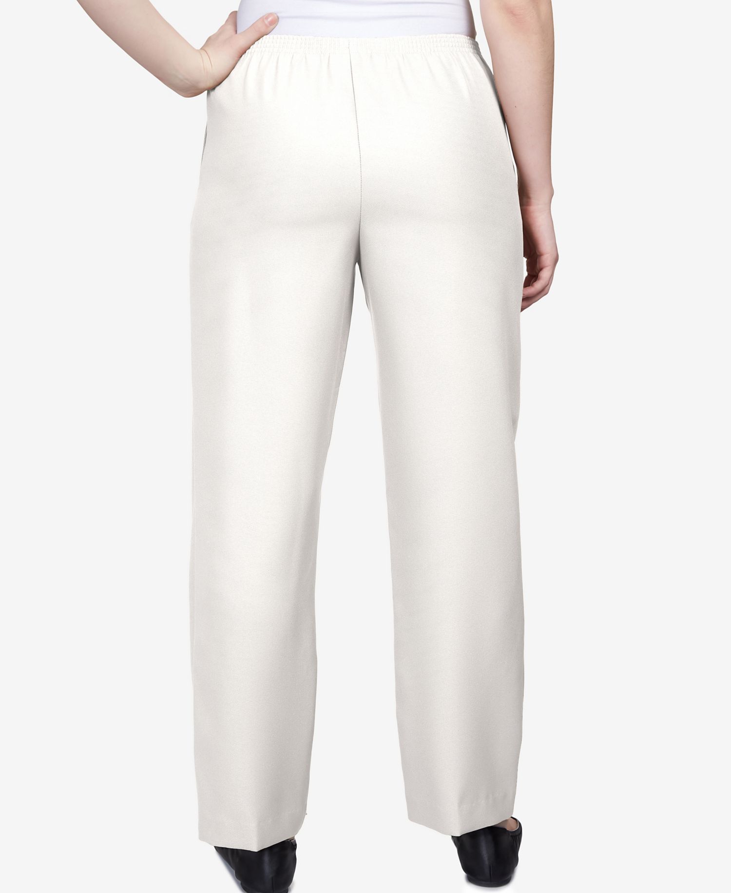 Classics Pull-On Straight-Leg Pants in Petite and Petite Short