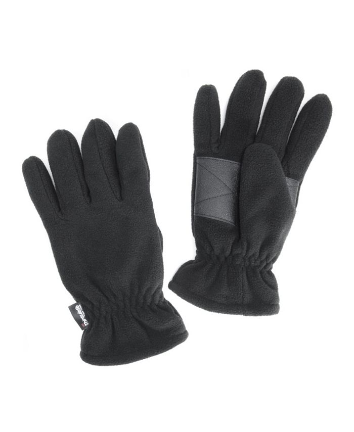 MUK LUKS Men's Waterproof Fleece Gloves - Macy's