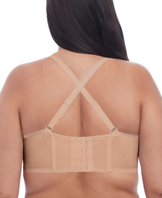 Women's Plus Size Smooth Underwire Molded Strapless Bra EL4300