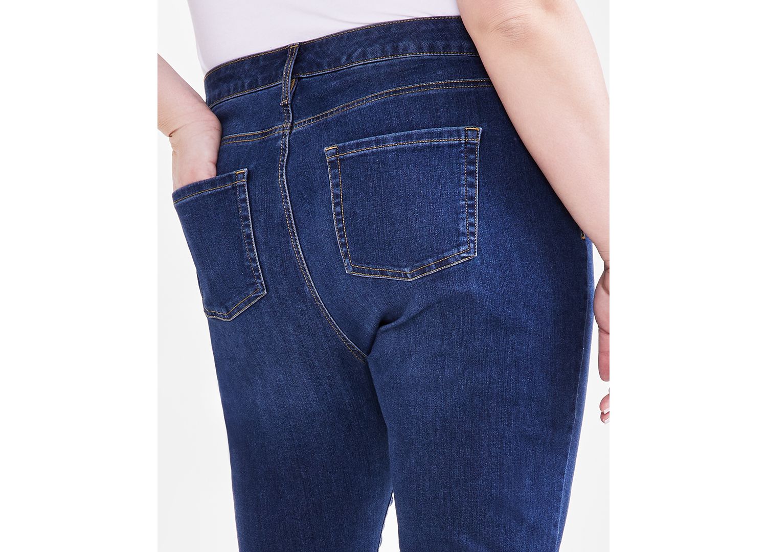 Petite Mid-Rise Curvy Bootcut Jeans, Petite & Petite Short