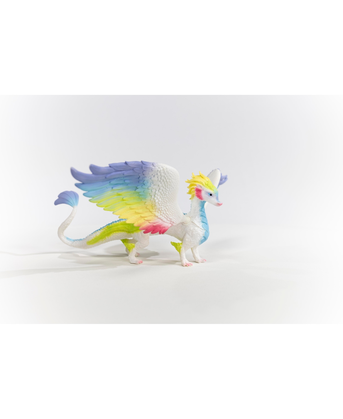 Schleich Bayala Rainbow Dragon 13" Wingspan And Movable Parts In Multi Color