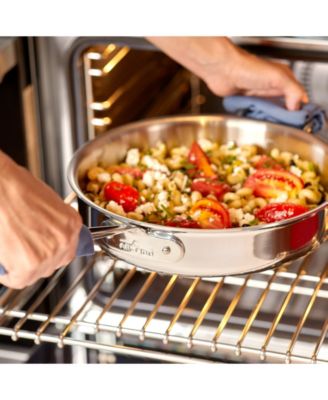 All-Clad All Clad D3 Stainless 3-ply Bonded Cookware Set, Nonstick 10 piece 