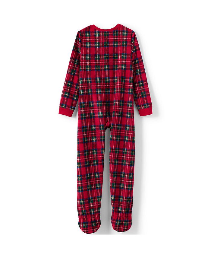 Footed Pajamas Lands End Kids Pajamas Kids Red Jumpsuit With Hood