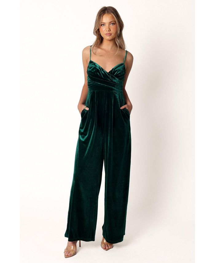 Petal and Pup Women's Quinnie Velvet Jumpsuit Macy's