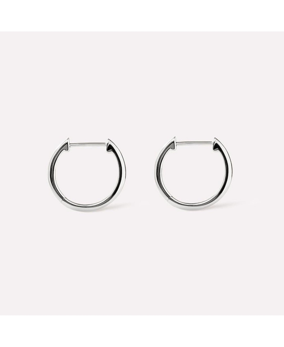 ANA LUISA SMALL SLIM ENDLESS HOOPS