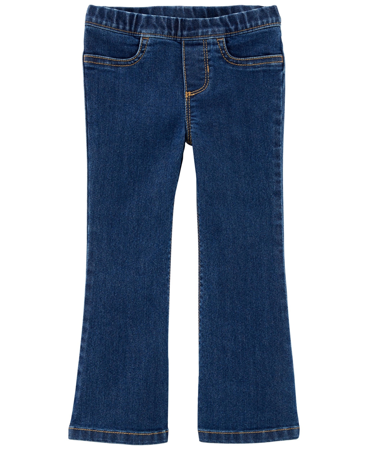 Carter's Babies' Toddler Girls Pull On Flare Jeans In Blue