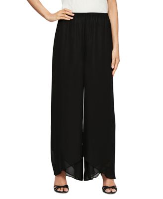 Alex Evenings - Women's Chiffon Tulip-Hem Pants