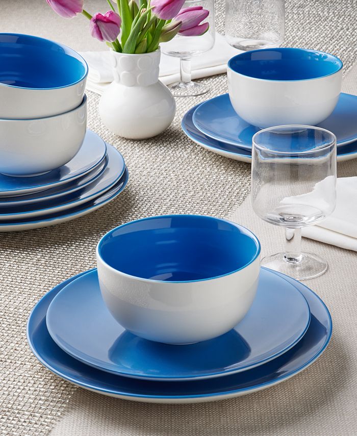 The Cellar 12 Pc. Coupe Dinnerware Set, Service for 4, Created for Macy's -  Macy's