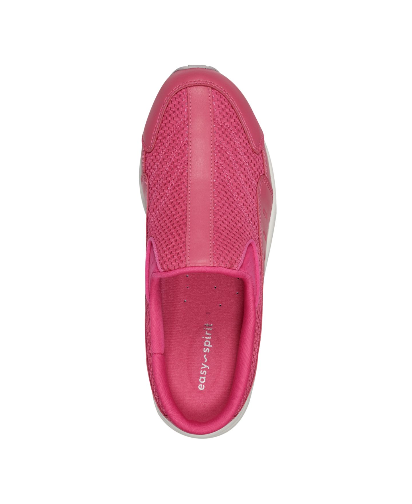 Женские кроссовки Easy Spirit Traveltime Slip-On Mule Walking, цвет: Розовый сетчатый — фото 4