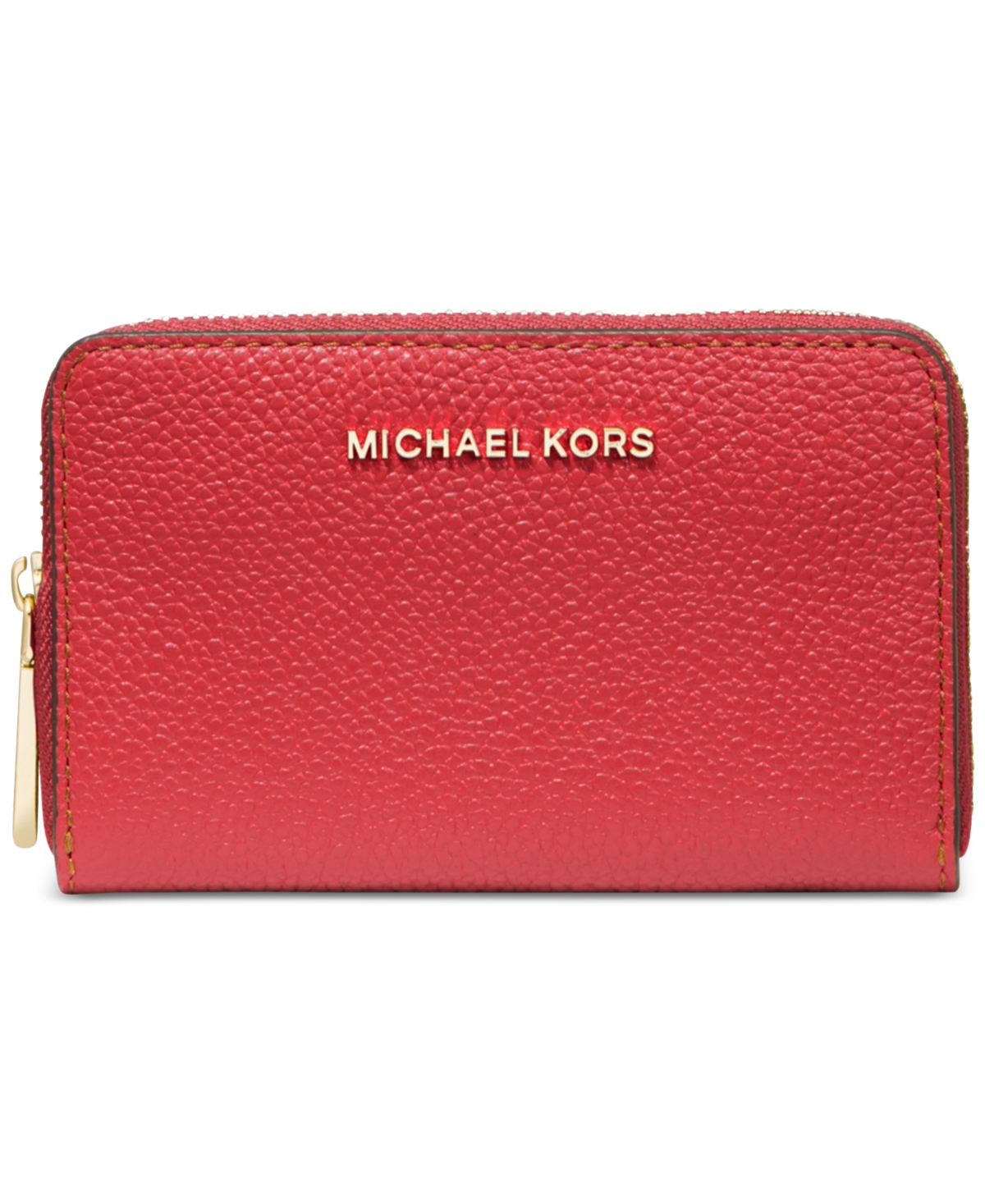 Michael Michael Kors Jet Set Small Zip Around Card Case - Lacquer Red