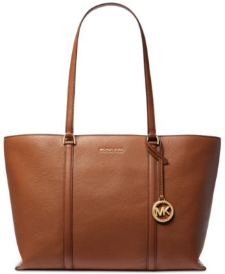 Michael Kors Temple Large Leather Tote - Macy's