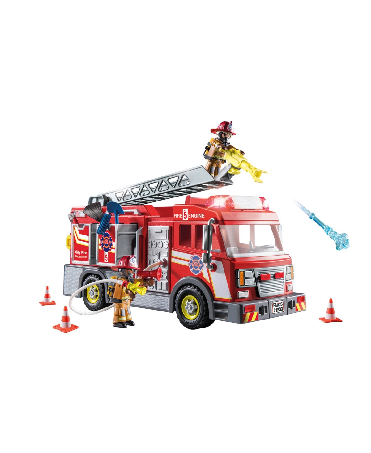 Playmobil Kids' Fire Truck In Multi
