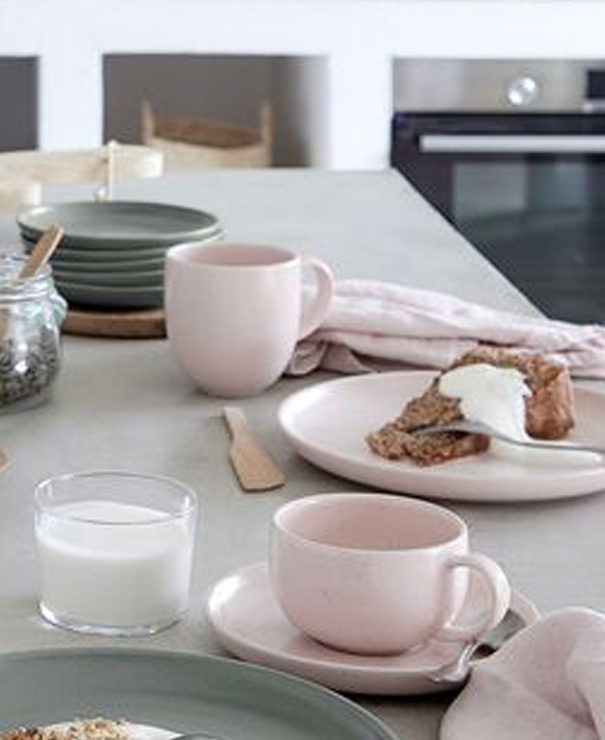 Casafina Pacifica Dinnerware Mug, Set Of 4 In Salt