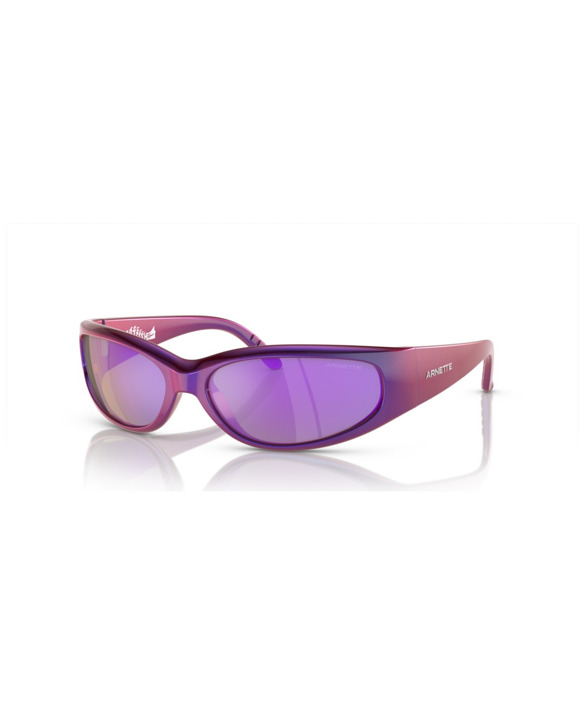 Arnette Men's Catfish Sunglasses, Mirror An4302 In Iridescent Blue,violet