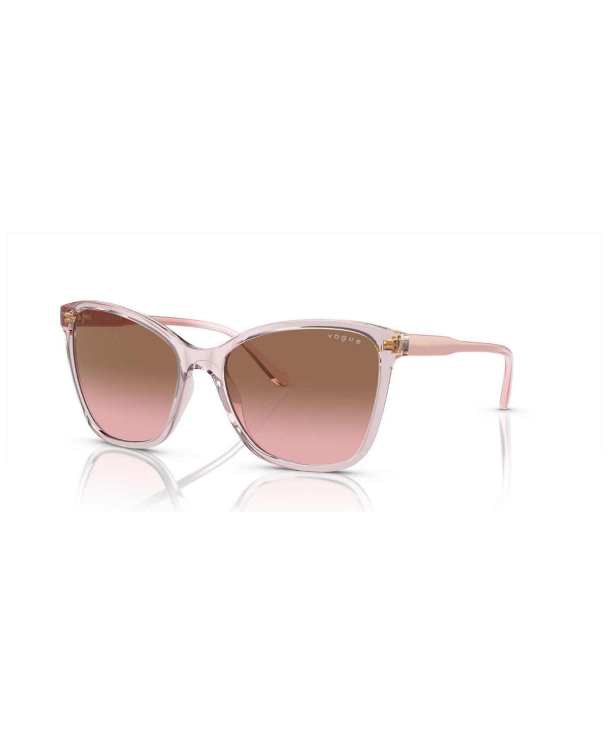 Vogue Eyewear Women's Sunglasses, Gradient Vo5520s In Transparent Pink