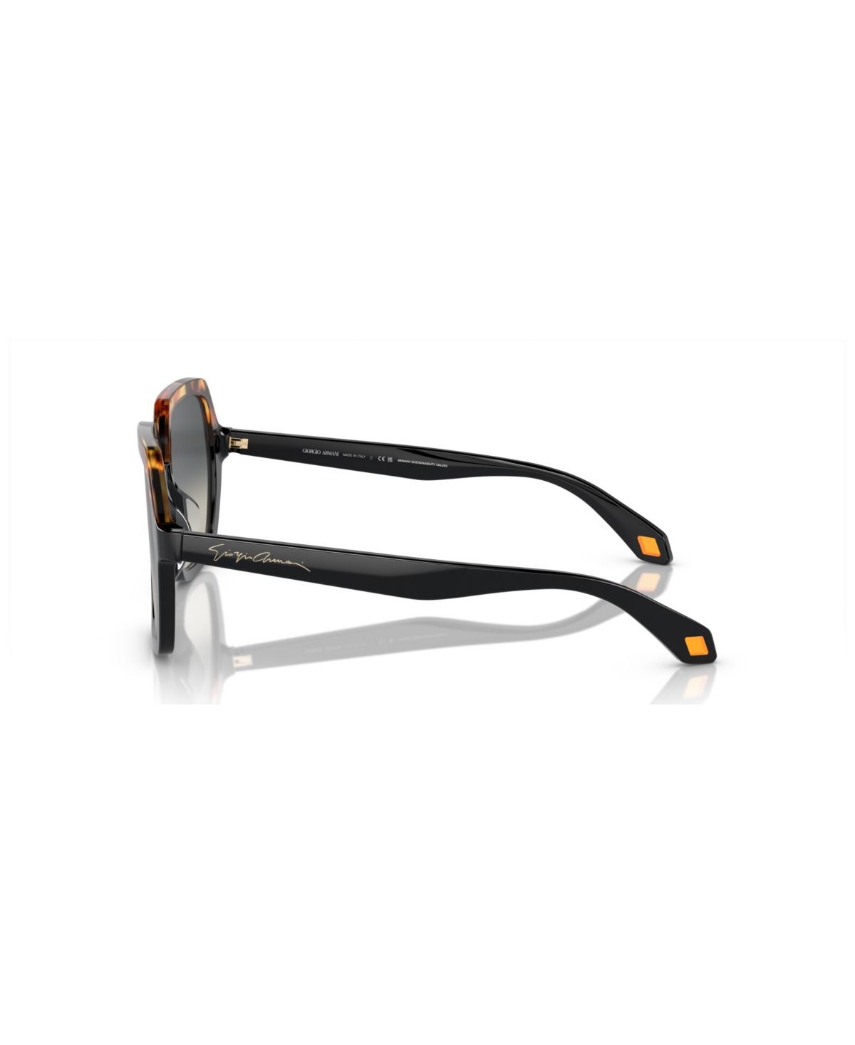 Giorgio Armani Women's Sunglasses, Gradient Ar8193u In Yellow Havana,black
