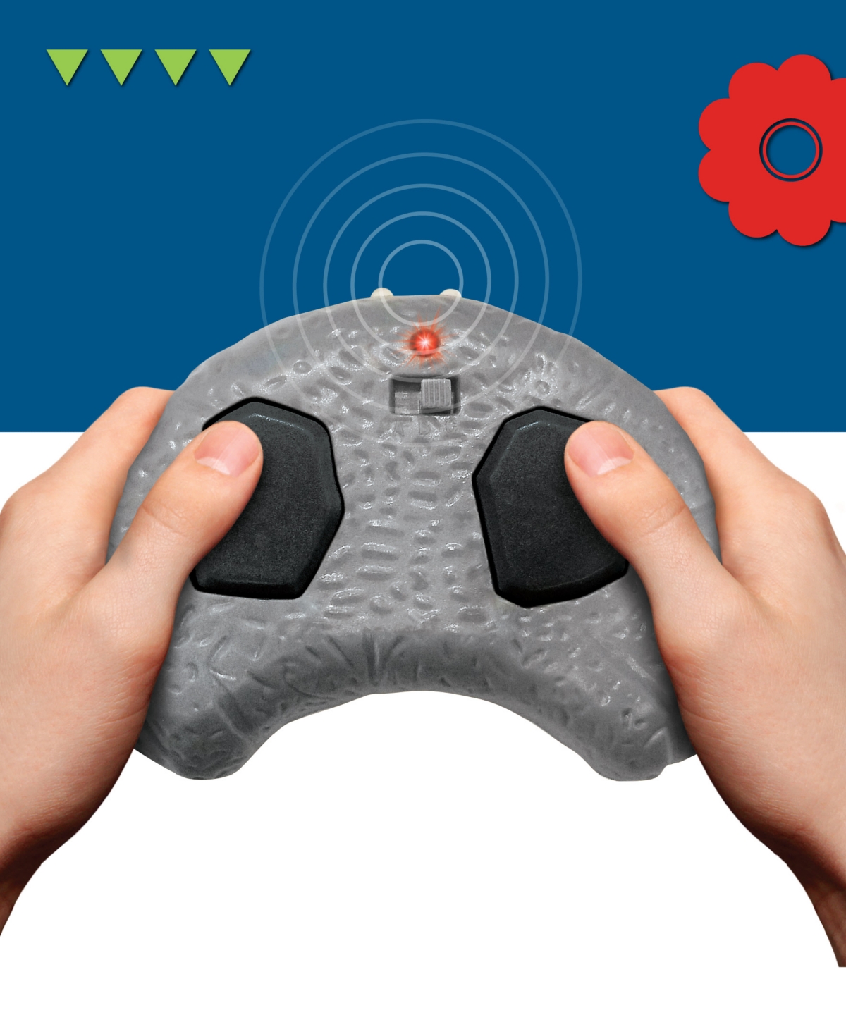 Discovery Rc Triceratops Led Infrared Remote Control Toy