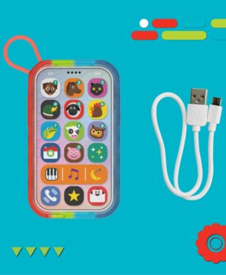 Discovery Kids Play and Learn Mobile Starter Smartphone, Educational Learning Toy With Sensory Fidget Popper Case